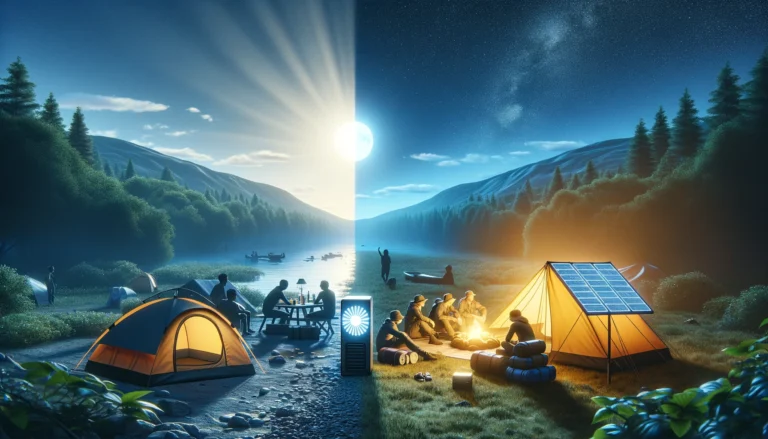 Battery-Powered vs. Solar-Powered Camping Fans