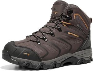 NORTIV 8 Men's Ankle High Waterproof Camping Boots