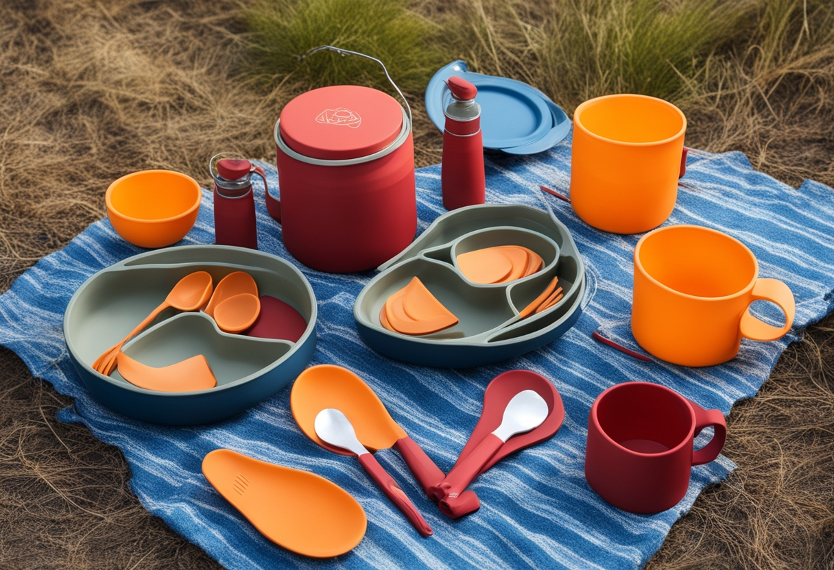Qtiwe Camping Crockery Set: Must-Have Outdoor Dining Companion for Adventures